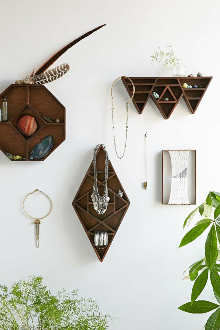 Figuras geométricas para decorar la pared