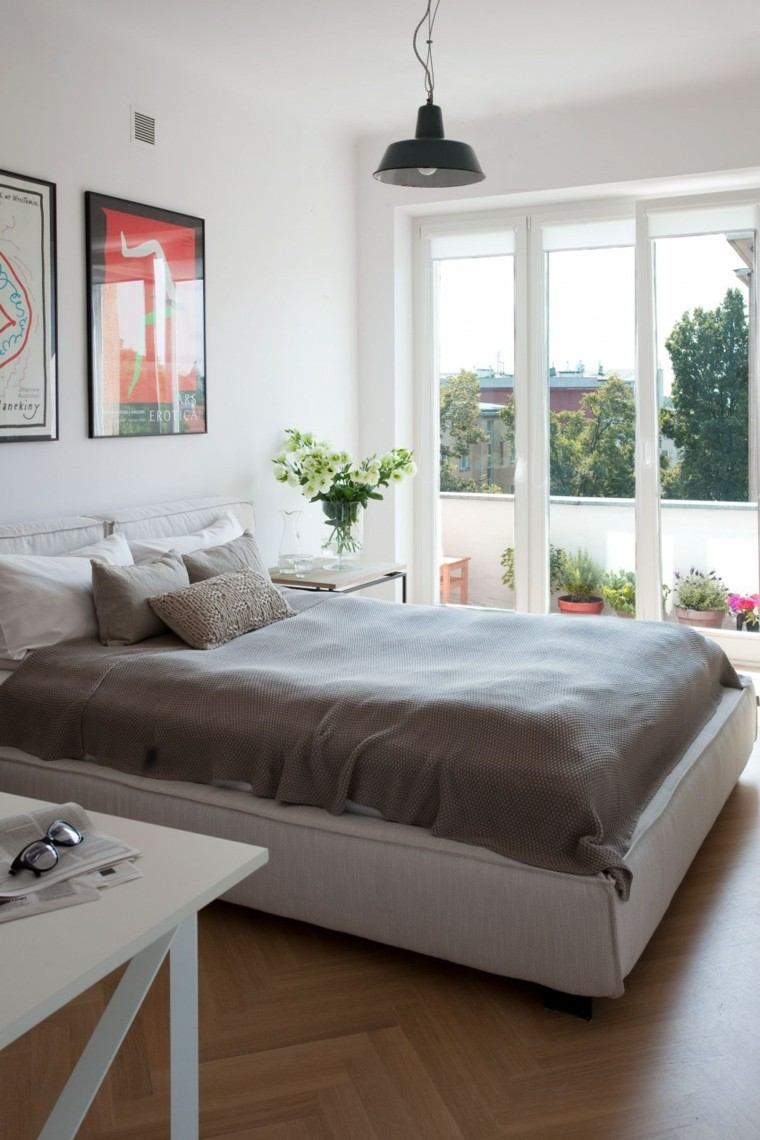 interiores minimalistas dormitorio combinacion estilo etnico ideas