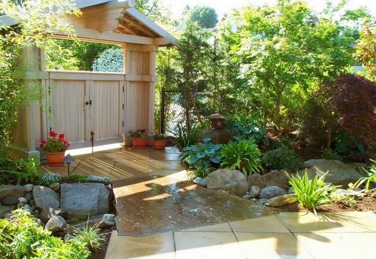 jardin pequeno estilo japones plantas ideas