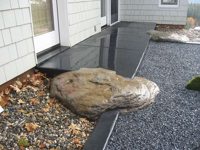 jardines zen rocas diseño moderno