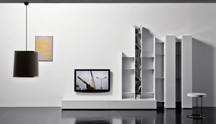 lamparas diseño elegante blanco cuadro