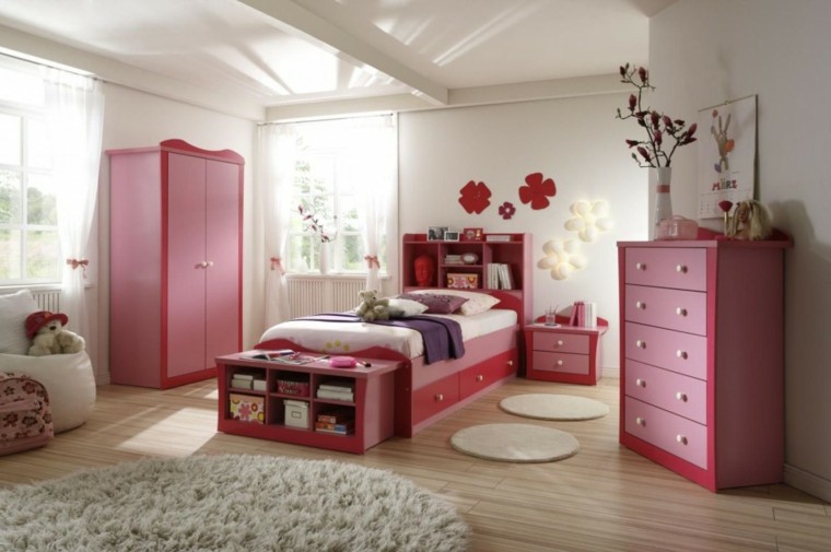 muebles de dormitorio de color rosa muebles dormitorio niña rosa
