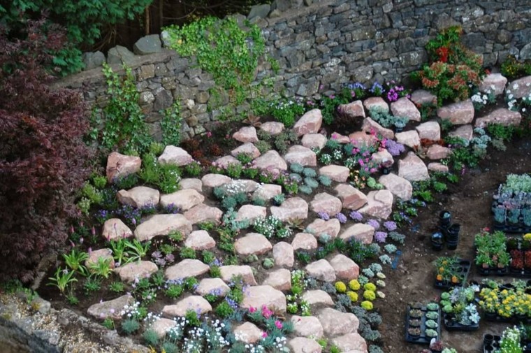 muro rocas estantico retencion piedras