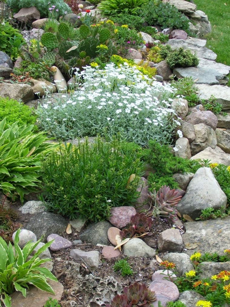 rocas diseño animado exteriores variedad