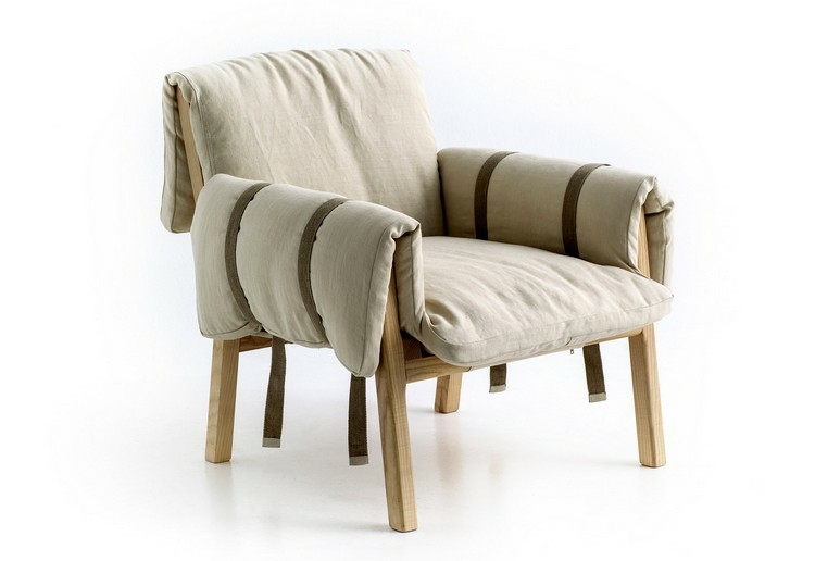 silla moderna correas locos camisa