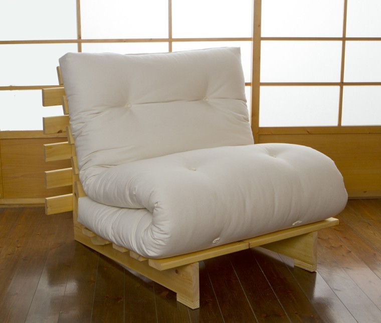 sillon cama diseño moderno madera