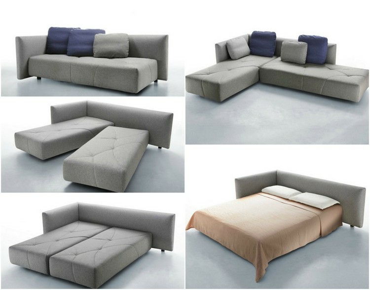 sofa cama puzle color gris