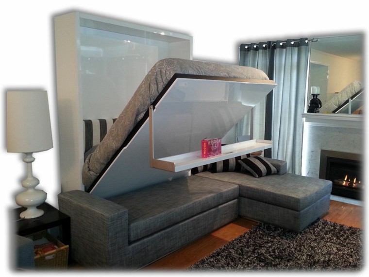 sofa cama mesilla colgante