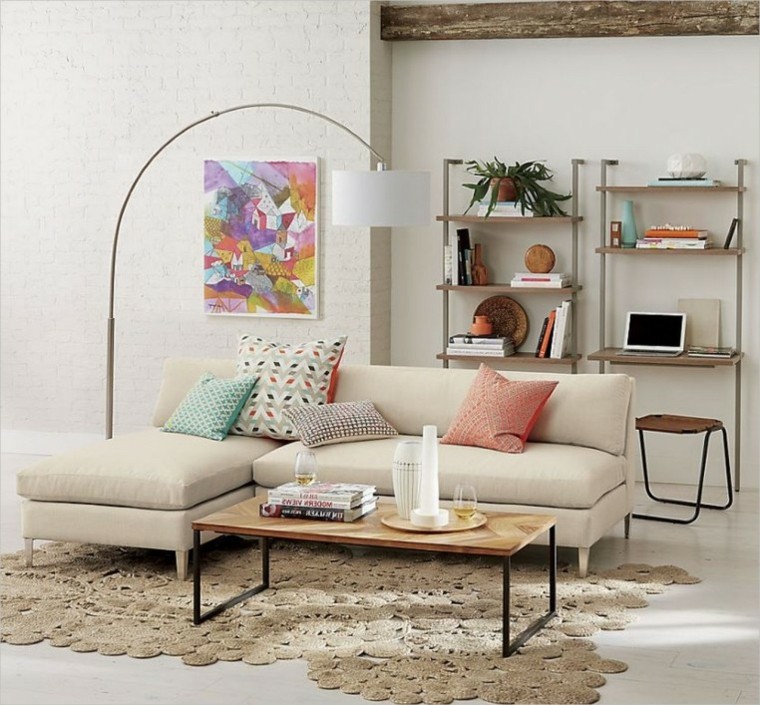 sofa esquina ele color beige