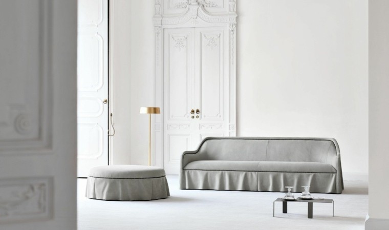 sofa moderno color gris paloma