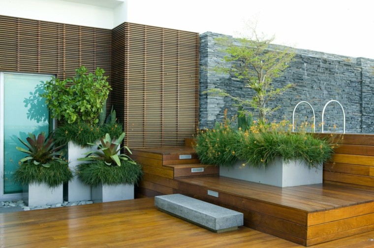 terraza madera estilo tendencia espacio