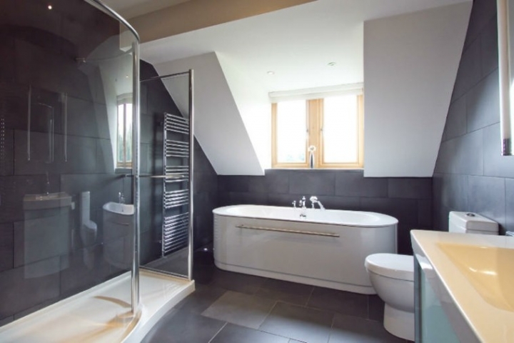 Baños modernos con ducha - cincuenta ideas estupendas