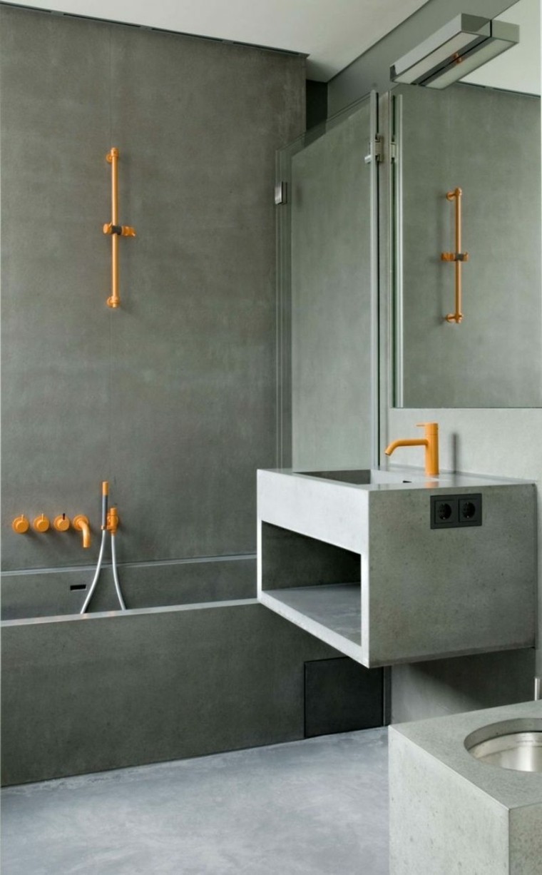 Hormigon como elemento decorativo de interiores