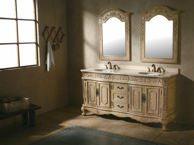 baño retro mueble diseño clasico