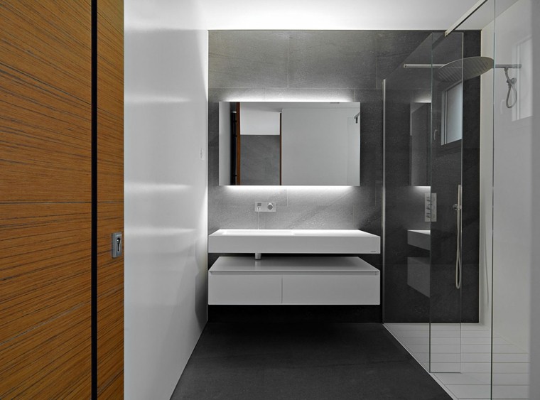 baños modernos con cabina ducha pequeño