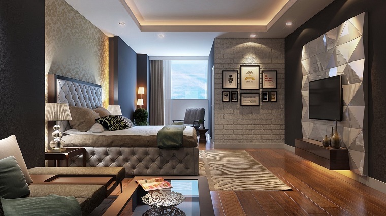 cabeceros originales cama dormitorio moderno estilo clasico ideas