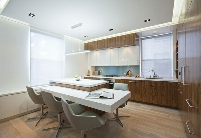 diseño cocina moderna toque retro