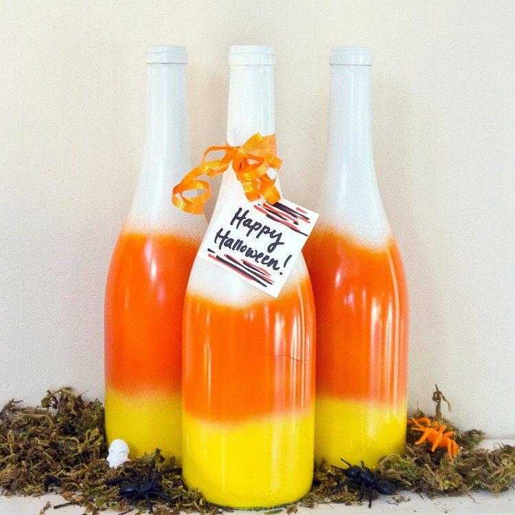 colorido naranja plantas arañas botellas