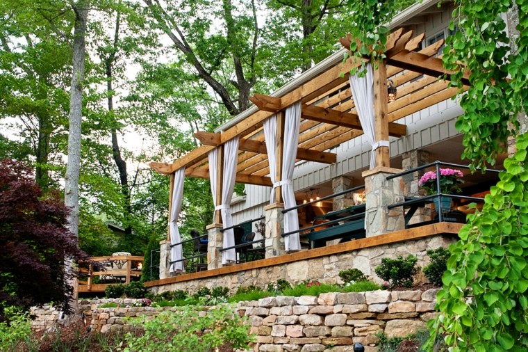 Cortinas, la solución que hará tu pérgola diferente.
