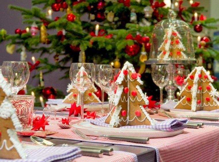 decoracion de navidad estilo americano galletas origami ideas