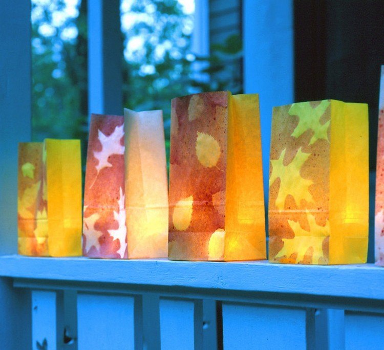 decoracion infantil diseño lamparas balcon velas