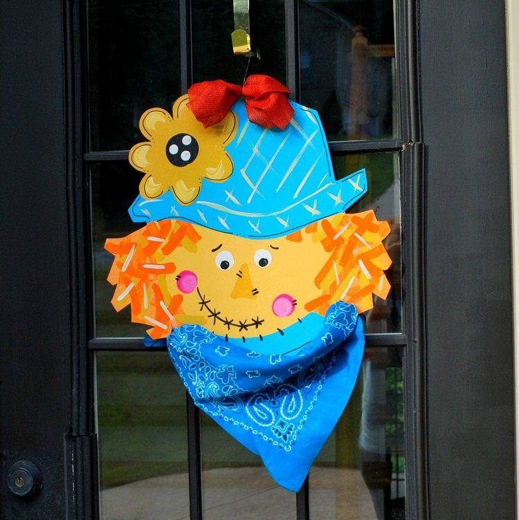 decoracion infantil diseño puertas colorido papel