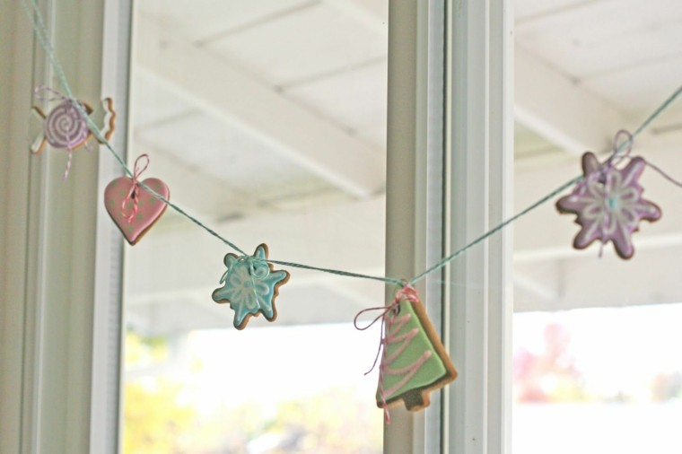 detalles galletas cortinas cordones pinos