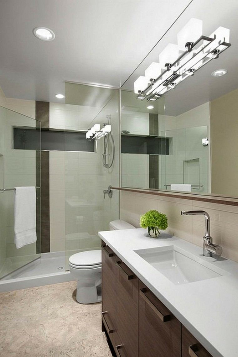 diseño moderno cuarto baño pequeño