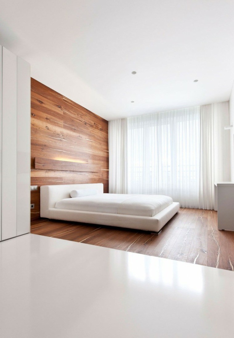 diseño blanco madera suelo pared