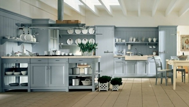 diseño cocina color gris paloma