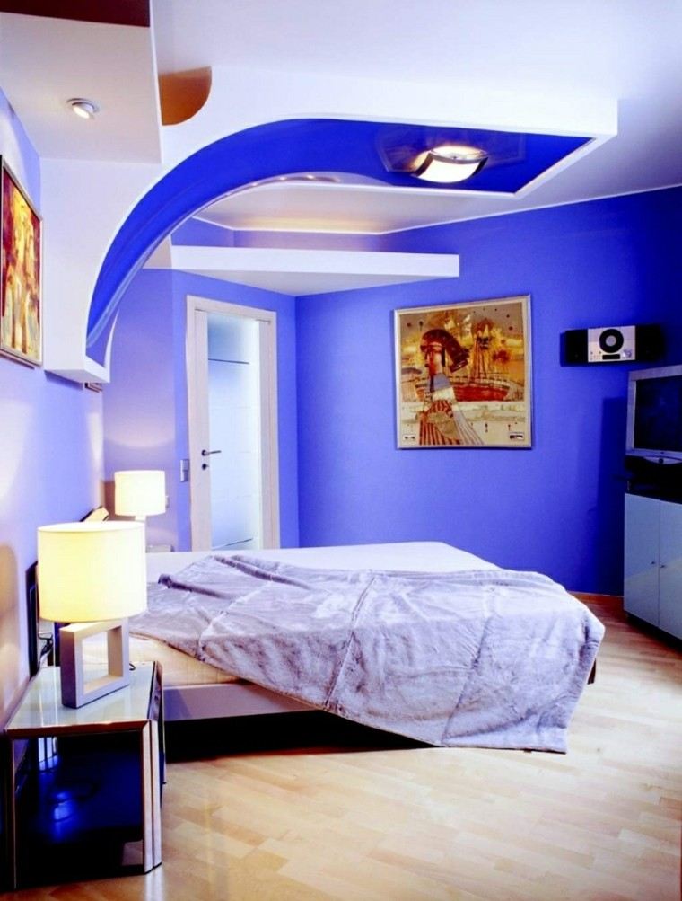 diseño techos modernos dormitorios adultos