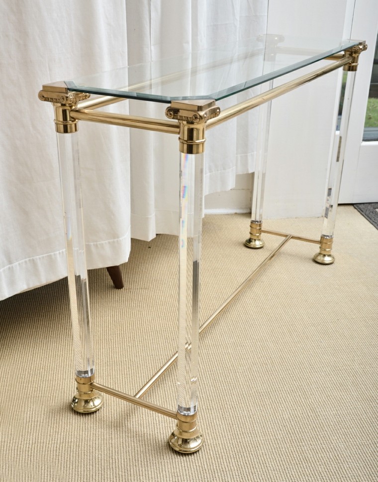 elegante vidrio clase alta dorado