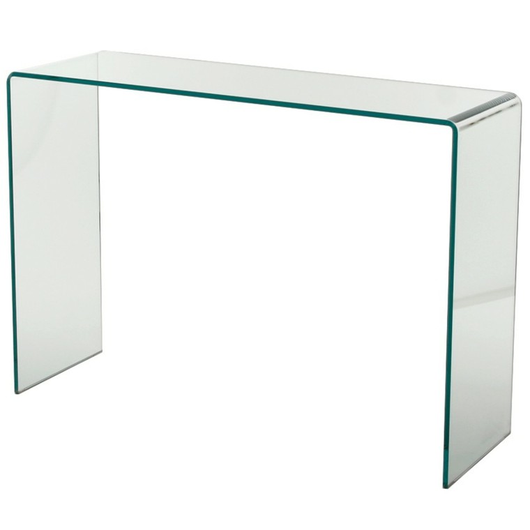 elegante vidrio clase transparente curvada