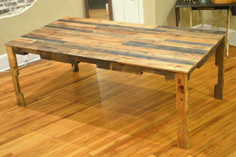 estupenda mesa comedor palet madera