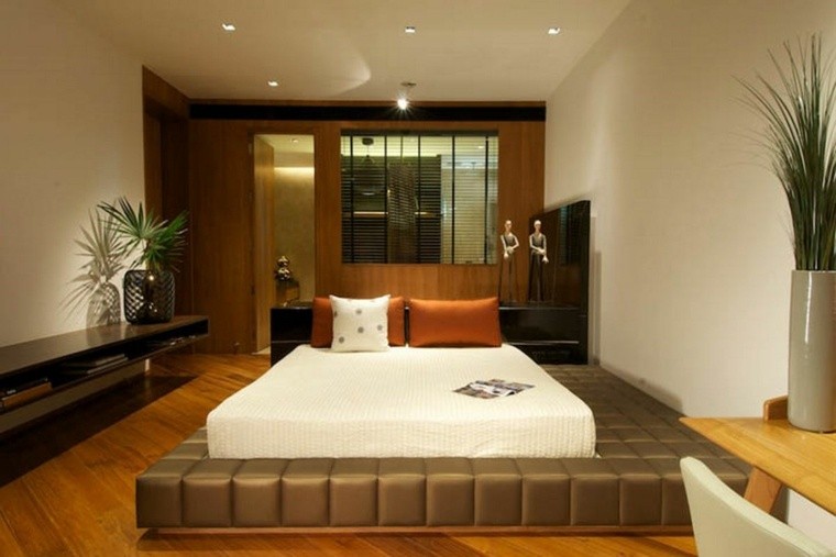 estupendo diseño dormitorio moderno madera