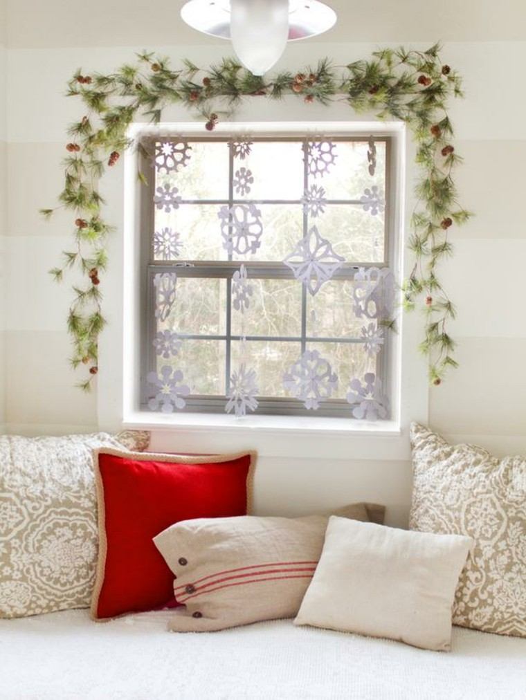 fresh pleasant red cushions curtains