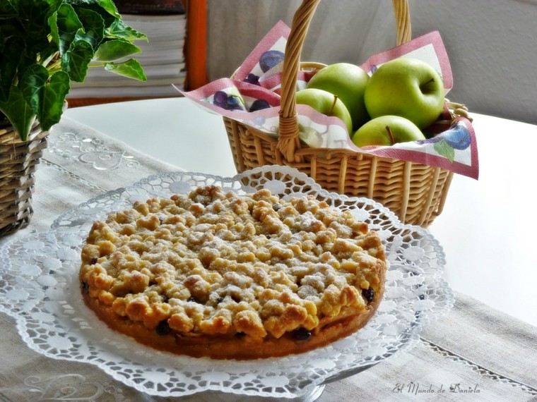 ideas de decoracion tarta manzanas