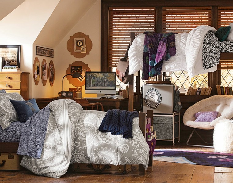 interesante boho estilo cama paredes