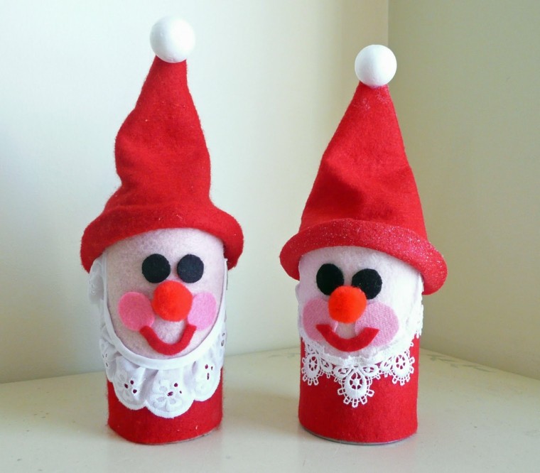 manualidades de navidad para niños enanos colores muñecos