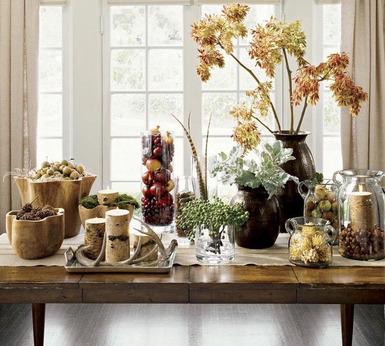 Otoño con hojas secas ideas para decorar la casa