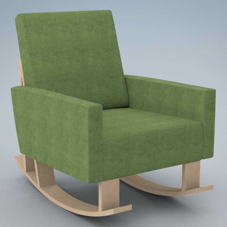 muebles bebe sillon balanceante verde ideas 