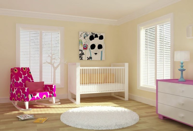 muebles bebe sillon estampa flores ideas