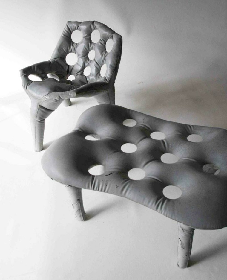 Hormigon como elemento decorativo de interiores