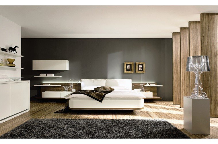 pared color gris diseño moderno
