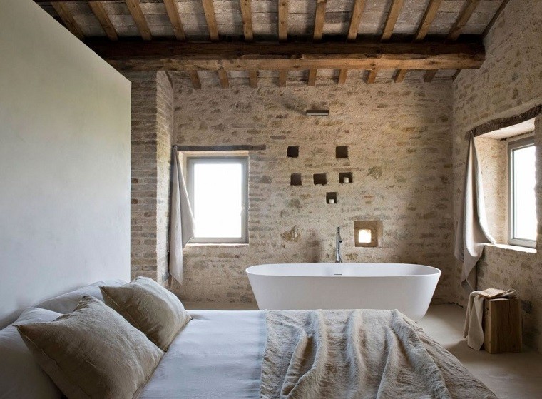 Baños rusticos diseño y ambientes de puro confort.