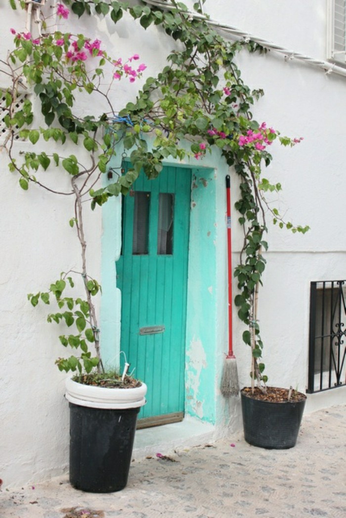 Puertas de entrada de casas antiguas - 25 diseños