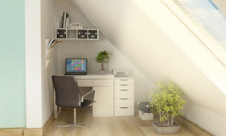 estantes de madera reducido espacio madera techo estantes
