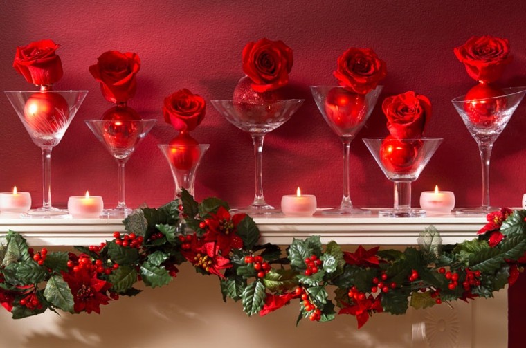 decorado romantico rosas decorativo espacio rojo romantico