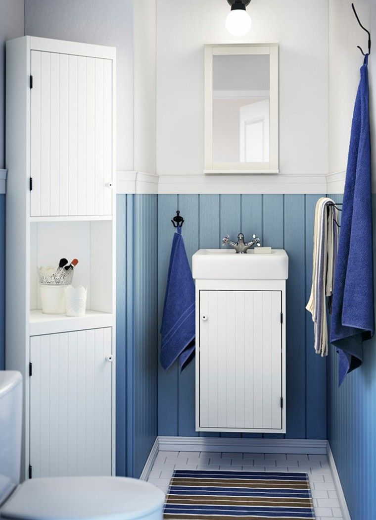 toallas baño color azul marino