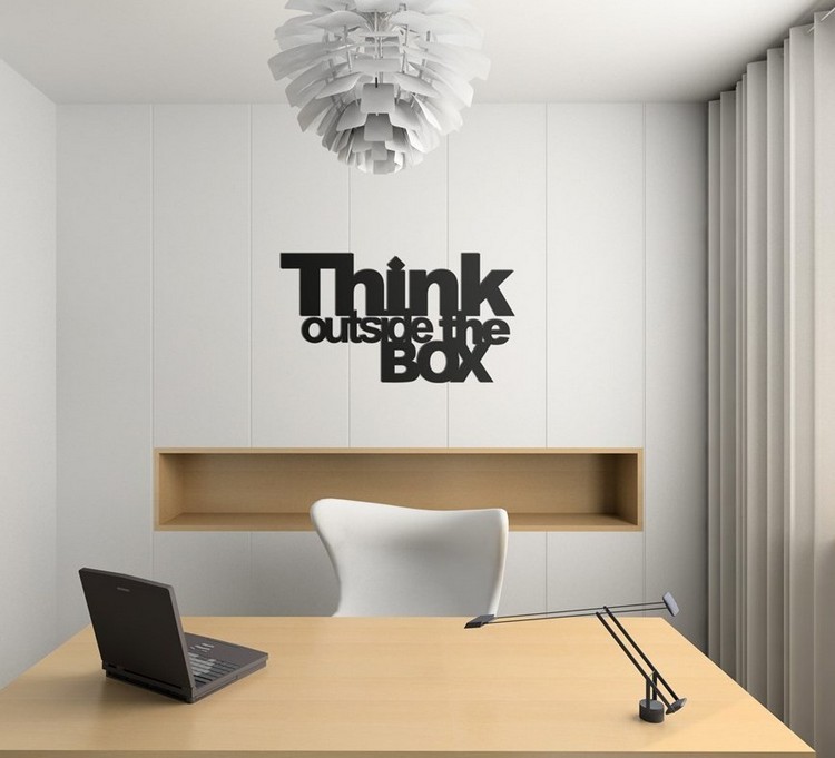 ambiente minimalista trabajar desde casa computadora lampara blanca